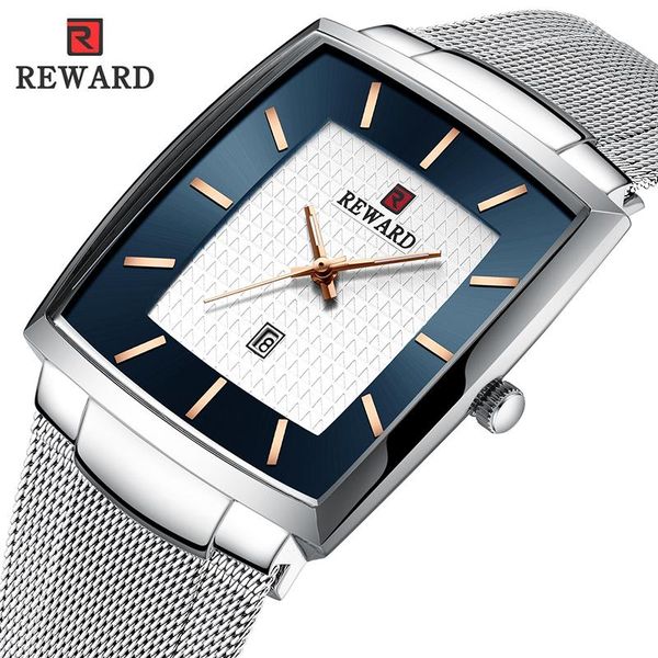 wristwatches reward square men watch fashion ultra-thin mesh belt waterproof quartz casual business man stainless steel, Slivery;brown
wristwatches reward square men watch fashion ultra-thin mesh belt waterproof quartz casual business man stainless steel, Slivery;brown