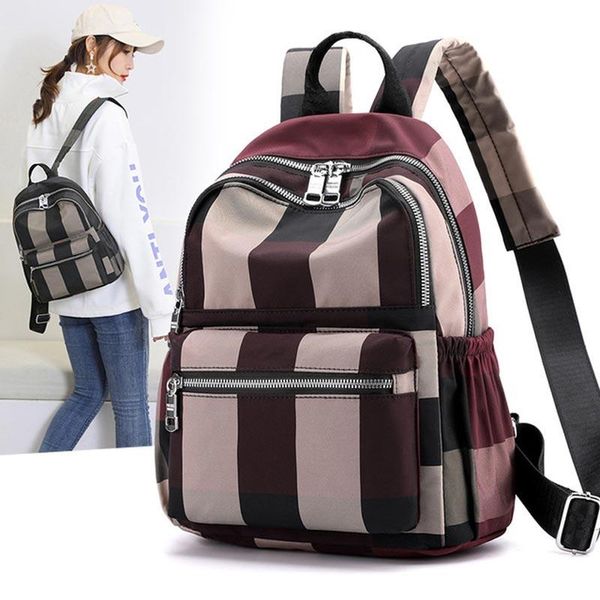 backpack style plaid female bag 2021 vintage soft casual zipper travel bolso mujer nylon large capacity student school
backpack style plaid female bag 2021 vintage soft casual zipper travel bolso mujer nylon large capacity student school