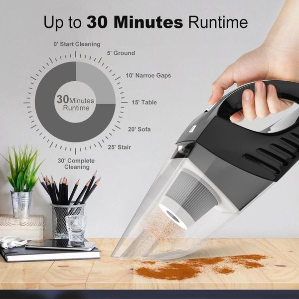 portable rechargeable vacuum cleaner 120w handheld vacuum cordless powerful cyclone suction quick charge for car home pet hair
portable rechargeable vacuum cleaner 120w handheld vacuum cordless powerful cyclone suction quick charge for car home pet hair
