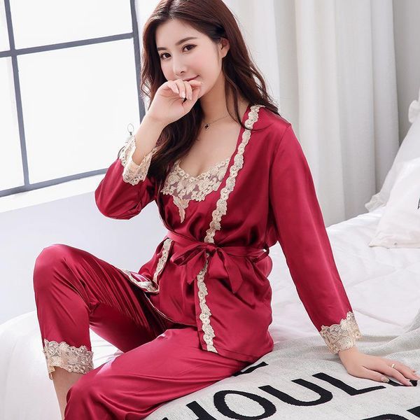 print 2pcs pajamas suit burgundy bride wedding robe casual women sleepwear sleep set pijamas soft nightwear home clothing, Black;red
print 2pcs pajamas suit burgundy bride wedding robe casual women sleepwear sleep set pijamas soft nightwear home clothing, Black;red