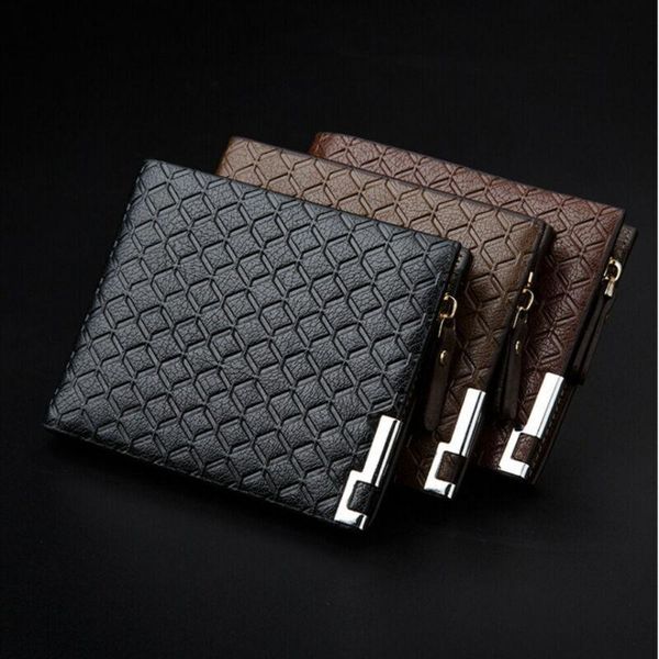 wallets 2021 men's wallet pu leather double fold casual close-fitting multi-function bag clutch, Red;black
wallets 2021 men's wallet pu leather double fold casual close-fitting multi-function bag clutch, Red;black