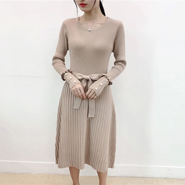 2021 new autumn winter full sleeve o-neck sweater women elegant pleated slim bodycon es office lady style beading 6wef, Black;gray
2021 new autumn winter full sleeve o-neck sweater women elegant pleated slim bodycon es office lady style beading 6wef, Black;gray