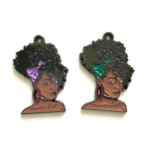 charms 5pcs afro black girl enamel charm for women bangles handmade jewelry bracelet necklace keychain pendants wholesale, Bronze;silver
charms 5pcs afro black girl enamel charm for women bangles handmade jewelry bracelet necklace keychain pendants wholesale, Bronze;silver