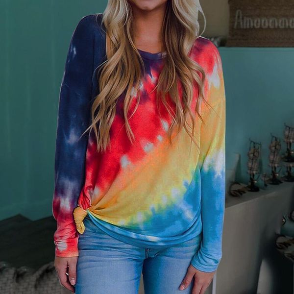 women's t-shirt tie-dye print t shirts women casual long sleeve o-neck ladies pullover magliette donna tshirts camiseta mujer, White
women's t-shirt tie-dye print t shirts women casual long sleeve o-neck ladies pullover magliette donna tshirts camiseta mujer, White