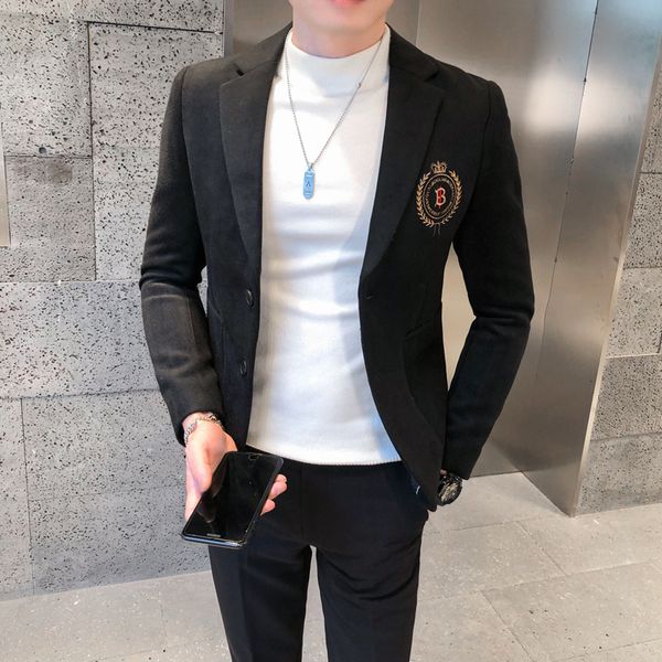 men's fashions blazer 2021 winter wool suit blazers fine fitting dress casual wedding jacket business attire homme nmsg, White;black
men's fashions blazer 2021 winter wool suit blazers fine fitting dress casual wedding jacket business attire homme nmsg, White;black
