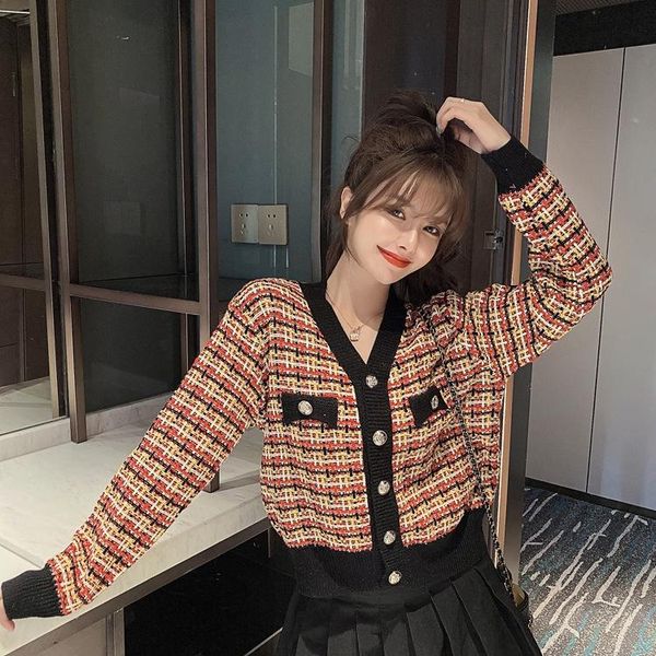 women's knits & tees sweater temperament graceful cardigan 2021 autumn style jacket short top, White
women's knits & tees sweater temperament graceful cardigan 2021 autumn style jacket short top, White