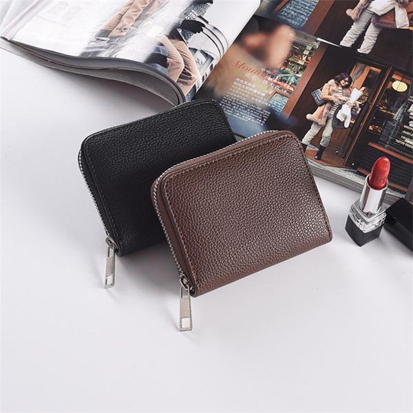 card holders 2021 zipper mini wallets with coin bag small thin men women purse holder wallet carteira unisex, Brown;gray
card holders 2021 zipper mini wallets with coin bag small thin men women purse holder wallet carteira unisex, Brown;gray