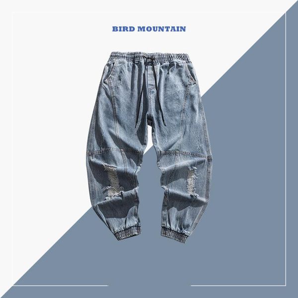 men's jeans streetwear ripped spring autumn hip hop stitching loose casual cargo pants kpop couple joggers men women harajuku unisex, Blue
men's jeans streetwear ripped spring autumn hip hop stitching loose casual cargo pants kpop couple joggers men women harajuku unisex, Blue