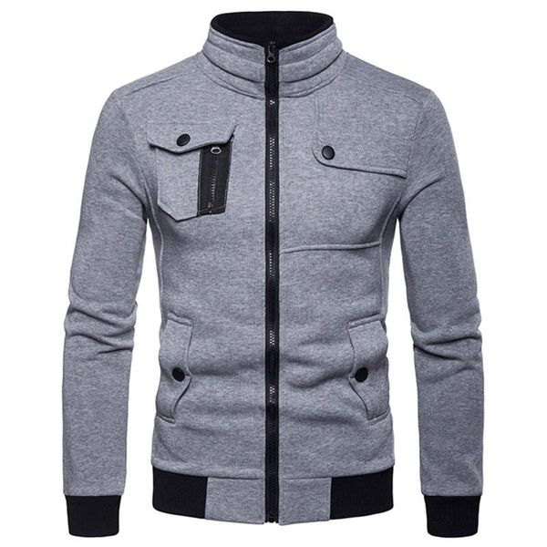 men's jackets autumn&winter stand collar multi-pocket long sleeve zipper jacket jaqueta masculina chaquetas varsity ropa men, Black;brown
men's jackets autumn&winter stand collar multi-pocket long sleeve zipper jacket jaqueta masculina chaquetas varsity ropa men, Black;brown