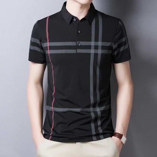 men's polos ymwmhu men summer striped shirt short sleeve slim fit fashion streetwear shirts office casual, White;black
men's polos ymwmhu men summer striped shirt short sleeve slim fit fashion streetwear shirts office casual, White;black