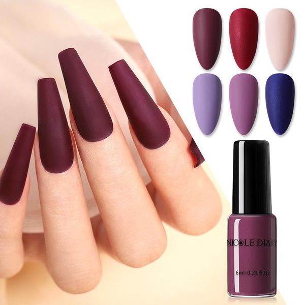 nail polish nicole diary matte series purple wine red nude art varnishes matting decoration accessory
nail polish nicole diary matte series purple wine red nude art varnishes matting decoration accessory