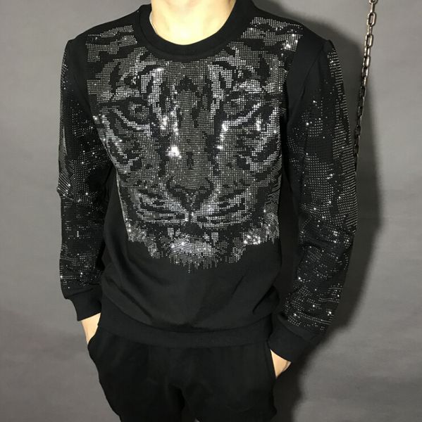 2021 autumn winter new men's and women's brand tiger head long sleeve bright drill hoodies oat sweatshirts 7rxe, Black
2021 autumn winter new men's and women's brand tiger head long sleeve bright drill hoodies oat sweatshirts 7rxe, Black