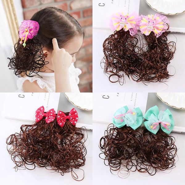hair accessories colorful children girls baby wig headdress little girl curly fashion bow princess hairpin, Slivery;white
hair accessories colorful children girls baby wig headdress little girl curly fashion bow princess hairpin, Slivery;white