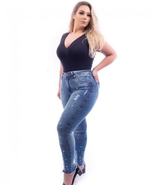new women ripped nail kraal vintage high taille stretch denim potlead broek plus size jeans fashion women's clothing s-4xl, Blue
new women ripped nail kraal vintage high taille stretch denim potlead broek plus size jeans fashion women's clothing s-4xl, Blue