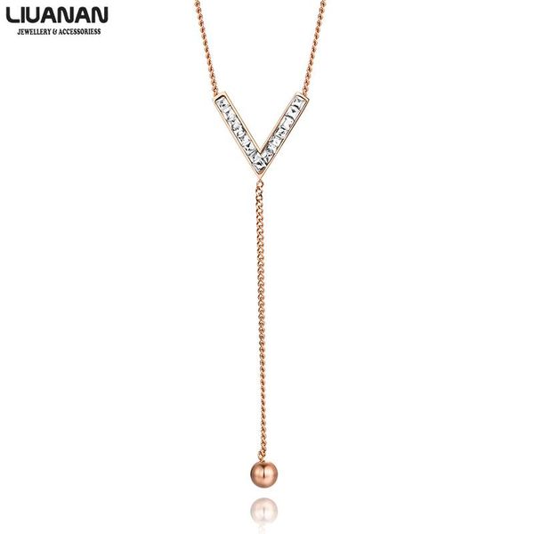 pendant necklaces korean style v choker women necklace cz stainless steel gift for her girls, Silver
pendant necklaces korean style v choker women necklace cz stainless steel gift for her girls, Silver