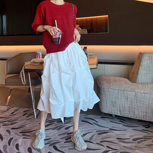 2021 new pleated female skirts spring and summer midi a-line lady skirt women t92n, Black 
2021 new pleated female skirts spring and summer midi a-line lady skirt women t92n, Black