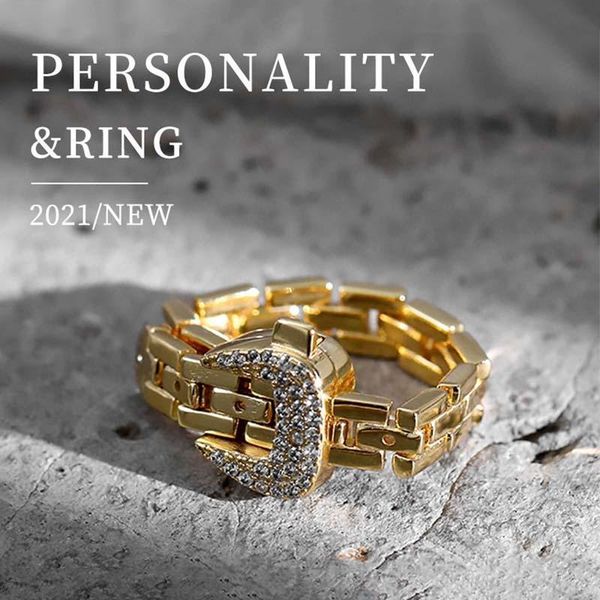 party favor sterling silver strap buckle ring christmas gift soft chain exaggerate design crystal open rings
party favor sterling silver strap buckle ring christmas gift soft chain exaggerate design crystal open rings