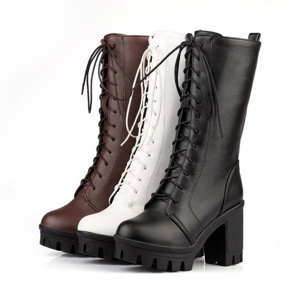 boots lace up women's shoes platform winter footwear round toe clogs autumn ladies 2021 mid calf rubber high heel large size sho, Black
boots lace up women's shoes platform winter footwear round toe clogs autumn ladies 2021 mid calf rubber high heel large size sho, Black