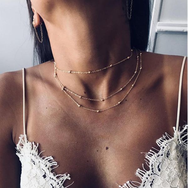 pendant necklaces 3 pcs/ set vintage beads chain multilayer necklace boho women gold collar collier jewelry wholesale 2021, Silver
pendant necklaces 3 pcs/ set vintage beads chain multilayer necklace boho women gold collar collier jewelry wholesale 2021, Silver