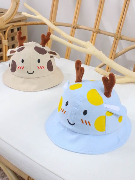 spring autumn thin fisherman cute deer baby summer boys and girls sunshade cartoon basin hat, Yellow
spring autumn thin fisherman cute deer baby summer boys and girls sunshade cartoon basin hat, Yellow