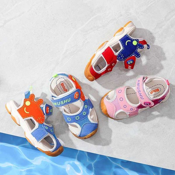 baby sandals summer anti-kick children toe cap shoes girls beach shoes 1-3-5 years old toddler sandals 210713, Black;red
baby sandals summer anti-kick children toe cap shoes girls beach shoes 1-3-5 years old toddler sandals 210713, Black;red