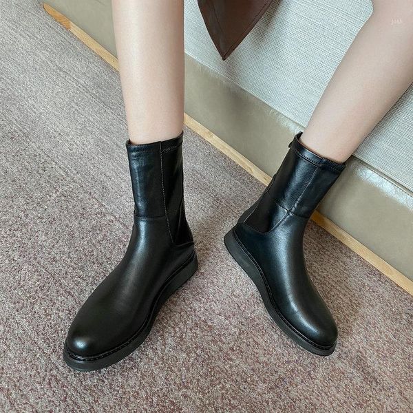 boots genuine leather sweet ankle female casual office flats platform women spring autumn shoes woman1, Black
boots genuine leather sweet ankle female casual office flats platform women spring autumn shoes woman1, Black