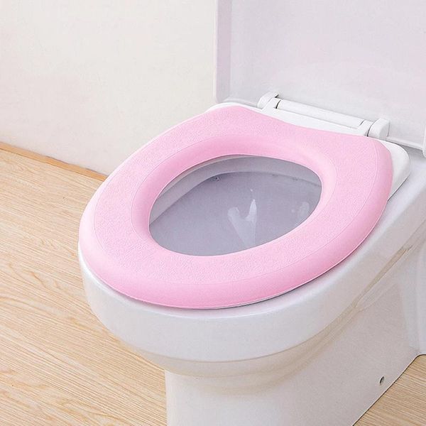 toilet seat covers o-shaped eva waterproof soft cushion, thickened warmer cover, universal paste type for toilet, household
toilet seat covers o-shaped eva waterproof soft cushion, thickened warmer cover, universal paste type for toilet, household