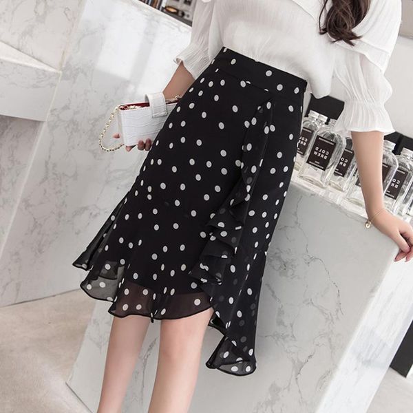 skirts chiffon womens summer long skirt high waist elegant office ladies 2021 fashion korean style black falda1
skirts chiffon womens summer long skirt high waist elegant office ladies 2021 fashion korean style black falda1