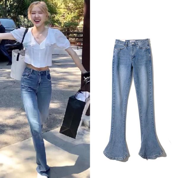 women's jeans kpop iu seo yea ji rose women high waist flared denim trousers female streetwear blue black vintage clothes oversize pant
women's jeans kpop iu seo yea ji rose women high waist flared denim trousers female streetwear blue black vintage clothes oversize pant