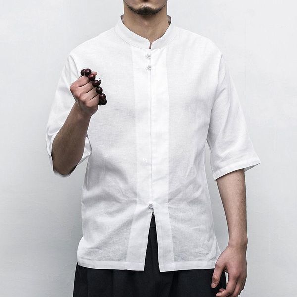 men's t-shirts mrgb summer chinese oversized shirt man coil button shirts short sleeve cotton linen cargandi luxury blouses, White;black
men's t-shirts mrgb summer chinese oversized shirt man coil button shirts short sleeve cotton linen cargandi luxury blouses, White;black