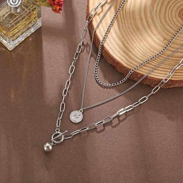 pendant necklaces steampunk multi layered silver color portrait vintage carved coin necklace personality hip hop jewelry collar
pendant necklaces steampunk multi layered silver color portrait vintage carved coin necklace personality hip hop jewelry collar