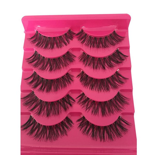 false eyelashes women exquisite elegant fake five pairs artificial fiber curly bushy natural
false eyelashes women exquisite elegant fake five pairs artificial fiber curly bushy natural