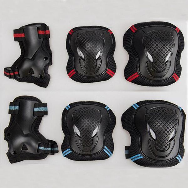 elbow & knee pads 6 pieces/set children bicycle skate skating protective gear set cycling protection, Black;gray
elbow & knee pads 6 pieces/set children bicycle skate skating protective gear set cycling protection, Black;gray