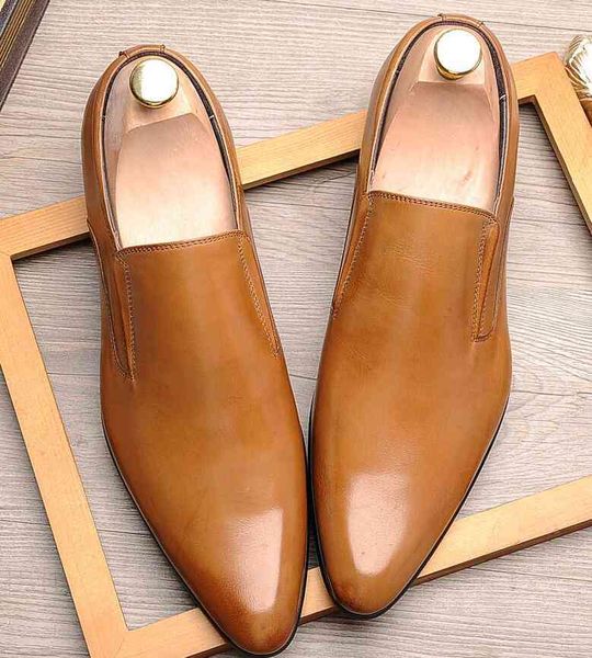 simplicity men fashion dress leather shoes loafers luxury genuine leather british style cowskin solid male gentleman business, Black
simplicity men fashion dress leather shoes loafers luxury genuine leather british style cowskin solid male gentleman business, Black