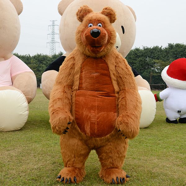 mascot costumes2m/2.6m/3m height inflatable brown bear mascot costume suit outdoor party wedding birthday party mascot outfit fursuit, Red;yellow
mascot costumes2m/2.6m/3m height inflatable brown bear mascot costume suit outdoor party wedding birthday party mascot outfit fursuit, Red;yellow