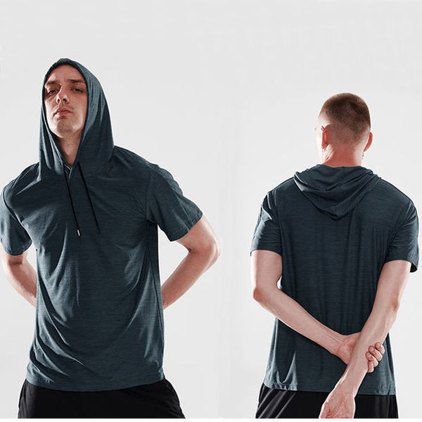 men's short sleeve hoodies solid v neck with drawstring cap summer sports sweatshirts ice silky loose outwear work out pullover hoodied, Black
men's short sleeve hoodies solid v neck with drawstring cap summer sports sweatshirts ice silky loose outwear work out pullover hoodied, Black