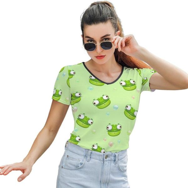 women's t-shirt frog kawaii street style t shirt o neck women pattern short sleeve polyester tshirt, White
women's t-shirt frog kawaii street style t shirt o neck women pattern short sleeve polyester tshirt, White
