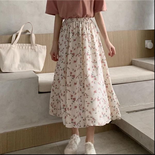 floral print ruffle pleated long skirts summer women korean skirt streetwear drawstring elastic waist midi skirt, Black
floral print ruffle pleated long skirts summer women korean skirt streetwear drawstring elastic waist midi skirt, Black