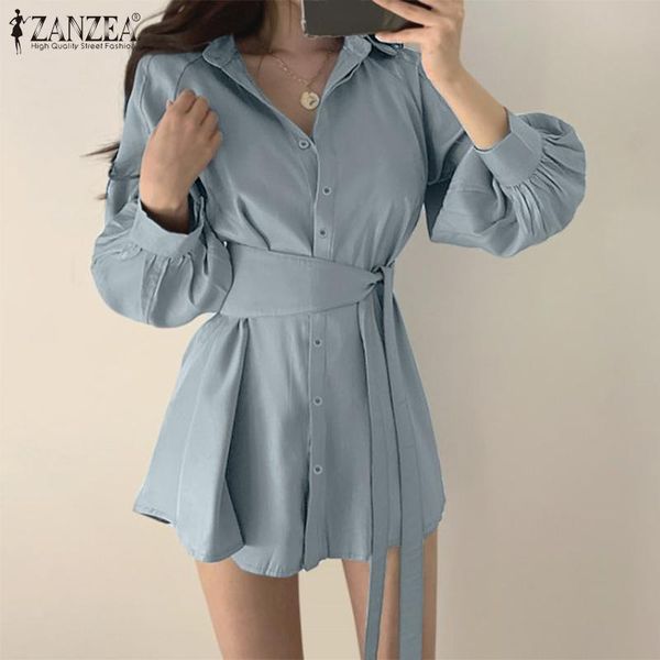 women's blouses & shirts plus size zanzea spring stylish button down puff sleeve blusas female ol style tunic chemise bleted 5xl, White
women's blouses & shirts plus size zanzea spring stylish button down puff sleeve blusas female ol style tunic chemise bleted 5xl, White