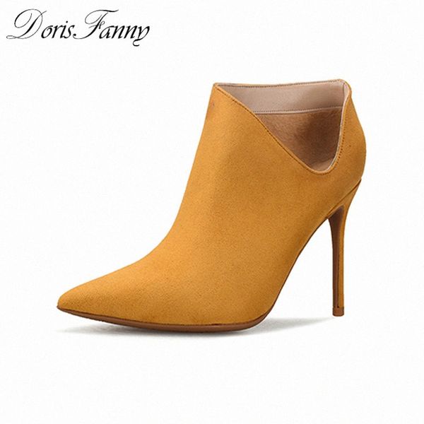 dorisfanny women shoes boots 2018 winter ankle boots women high heels short plush pointed toe fashion motorcycle x2rp#, Black
dorisfanny women shoes boots 2018 winter ankle boots women high heels short plush pointed toe fashion motorcycle x2rp#, Black