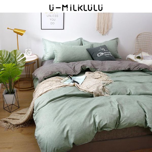 bedding sets tea green set solid color sheet single double king size elastic duvet cover pillowcase gray bed comforters
bedding sets tea green set solid color sheet single double king size elastic duvet cover pillowcase gray bed comforters
