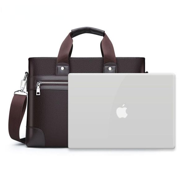 briefcases men pu leather shoulder fashion business bags handbags black bag for document laptop
briefcases men pu leather shoulder fashion business bags handbags black bag for document laptop