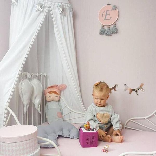 crib netting baby mosquito net bed play house decoration hairball lace dome children's tent curtain hanging solid color
crib netting baby mosquito net bed play house decoration hairball lace dome children's tent curtain hanging solid color