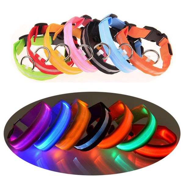 nylon led glowing pet dog collar flashing neck leash collar puppy cat luminous necklace outdoor night safety cat dog accessories
nylon led glowing pet dog collar flashing neck leash collar puppy cat luminous necklace outdoor night safety cat dog accessories