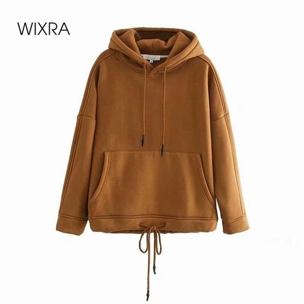 wixra womens lace up sweatshirts solid femme classic hoodies long sleeve autumn spring casual pullover 201126, Black
wixra womens lace up sweatshirts solid femme classic hoodies long sleeve autumn spring casual pullover 201126, Black