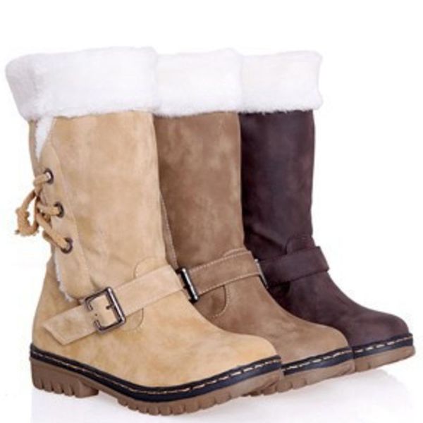 boots plush 2021 snow women's fashion mid-calf women winter warm fur shoes mujer casual lace up, Black
boots plush 2021 snow women's fashion mid-calf women winter warm fur shoes mujer casual lace up, Black