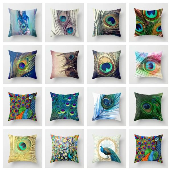 colorful feather polyester cushion cover pillow case peacock feather home decorative pillow cover for sofa/car almofadas
colorful feather polyester cushion cover pillow case peacock feather home decorative pillow cover for sofa/car almofadas