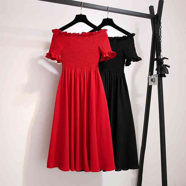 party dresses full size female fat mm summer clothes sister yang qiang cover belly a shoulder dress hide meat to reduce age vw9h, White;black
party dresses full size female fat mm summer clothes sister yang qiang cover belly a shoulder dress hide meat to reduce age vw9h, White;black
