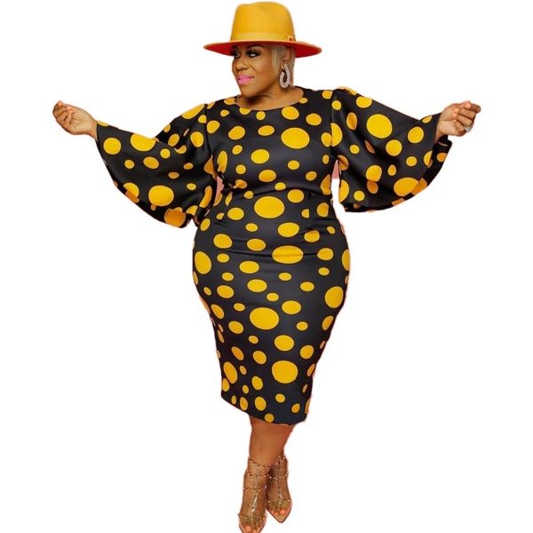 2021 new plus size women bodycon elegant polka dot print office lady midi es flare long sleeve vestidos wholesale dropshpping icx1, Black;gray
2021 new plus size women bodycon elegant polka dot print office lady midi es flare long sleeve vestidos wholesale dropshpping icx1, Black;gray
