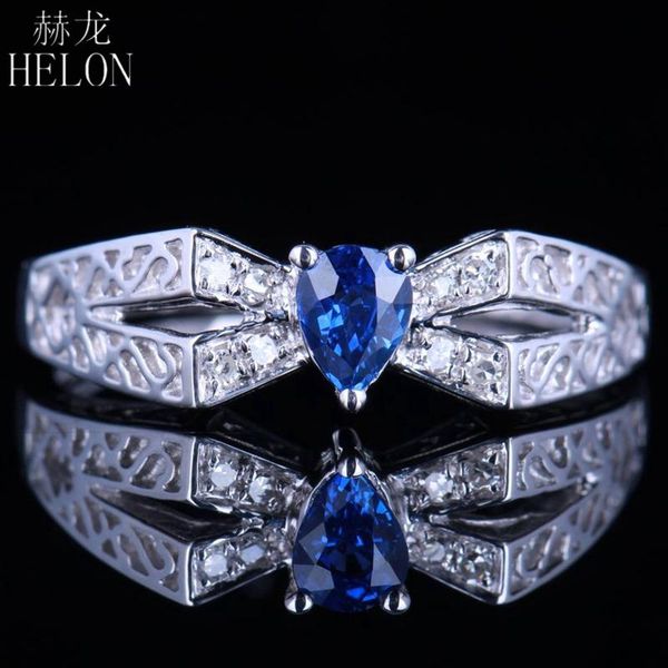 cluster rings helon solid 14k white gold 4x5mm pear cut genuine natural sapphire & diamond wedding ring women engagement antique vintage, Golden;silver
cluster rings helon solid 14k white gold 4x5mm pear cut genuine natural sapphire & diamond wedding ring women engagement antique vintage, Golden;silver
